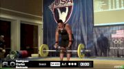 Rodriguez-Charles Bertmarie (W35, 75kgs) Snatch 54 kgs