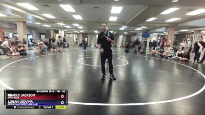 62 lbs Round 1 - Bradly Jackson, Kuna Klub vs Logan Ledvina, Idaho Falls Wrestling Club