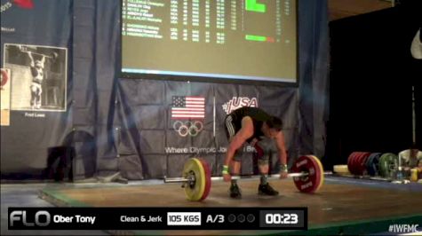 Tony Ober (M45,85 kgs) CJ 3 105 kgs