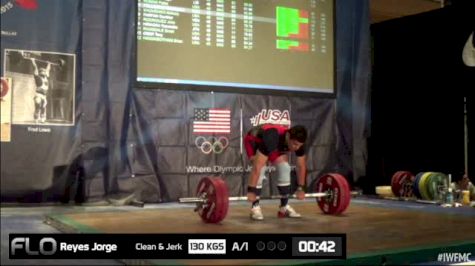 Jorge Reyes (M45,85 kgs) CJ 1 130 kgs