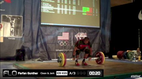 Gunther Farfan (M45,77 kgs) CJ 3 109 kgs