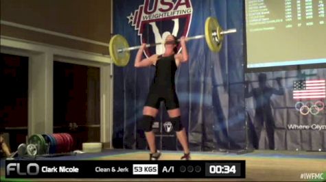 Nicole Clark (W35, 69) CJ 53 kgs