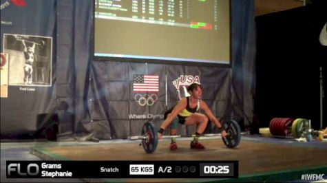 Stephanie Grams (W35,75kgs) Snatch 2 65 kgs