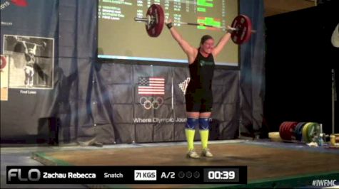 Rebecca Zachau (W35,+75kgs) Snatch 2 71 kgs