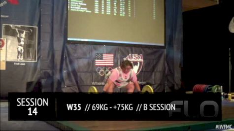 Liz Yankiver (W35,+75kgs) Snatch 3 58 kgs