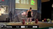 Katy Davis (W35,69kgs) Snatch 3 77 kgs