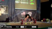 Katy Davis (W35,69kgs) Snatch 1 71 kgs