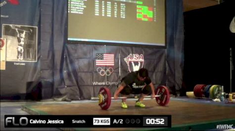 Jessica Calvino (W35,+75kgs) Snatch 2 73 kgs