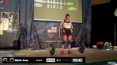 Anna Martin (W35,75kgs) Snatch 1 68 kgs