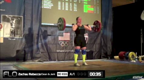 Rebecca Zachau (W35,+75kgs) CJ 1 90 kgs