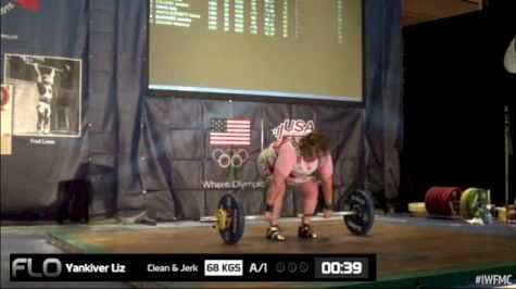 Liz Yankiver (W35,+75kgs) CJ 1 68 kgs