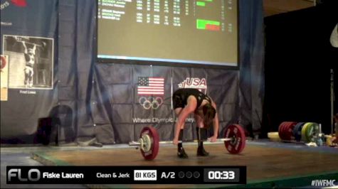 Lauren Friske (W35,69kgs) CJ 2 81 kgs