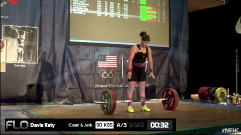 Katy Davis (W35,69kgs) CJ 3 90 kgs