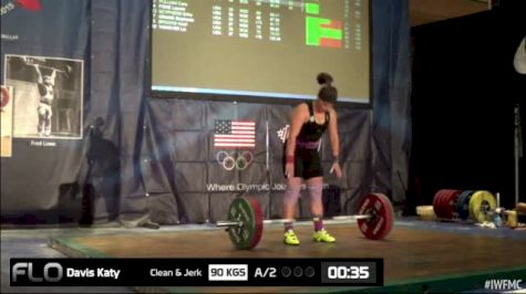 Katy Davis (W35,69kgs) CJ 2 90 kgs