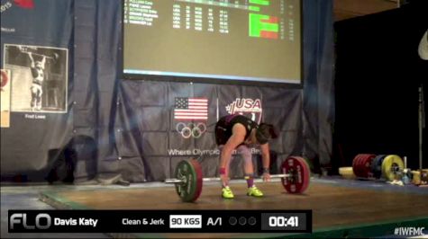 Katy Davis (W35,69kgs) CJ 1 90 kgs