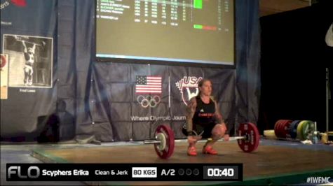 Erika Scyphers (W35,75kgs) CJ 2 80 kgs