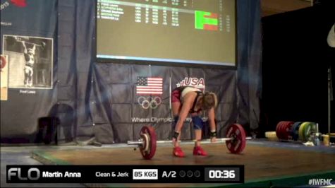 Anna Martin (W35,75kgs) CJ 2 85 kgs