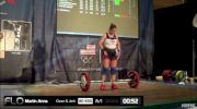 Anna Martin (W35,75kgs) CJ 1 80 kgs