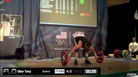 Tony Ober (M45,85 kgs) Snatch 2 77 kgs