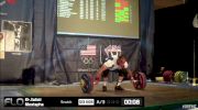 Robert Arroyo (M45,85 kgs) Snatch 3 123 kgs