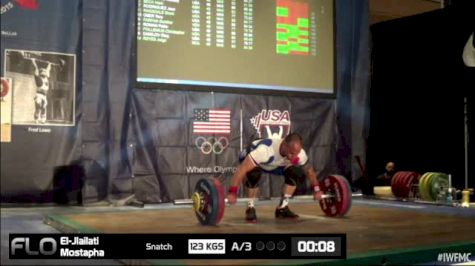 Robert Arroyo (M45,85 kgs) Snatch 3 123 kgs