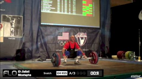 Mostapha El-jlailati (M45,85 kgs) Snatch 3 124 kgs