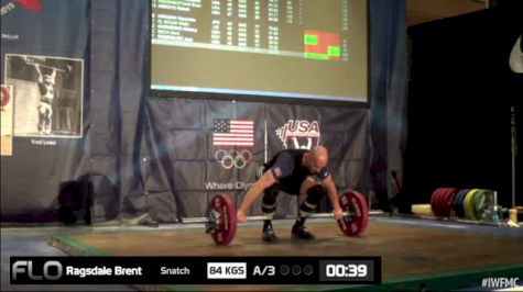 Brent Ragsdale (M45,85 kgs) Snatch 3 84 kgs