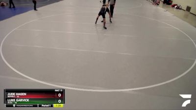 125 lbs Finals (8 Team) - Jude Hagen, Bemidji vs Luke Garvick, ACGC