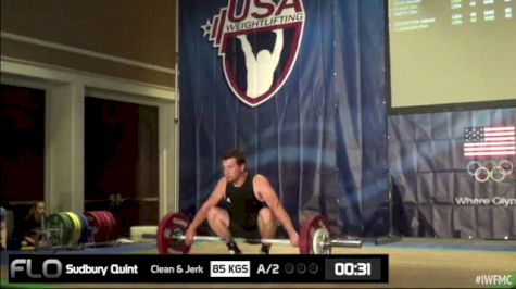 Quint Sudbury (M40, 85kgs) Snatch 85 kgs 2