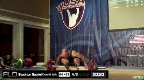 Gabriel Stockton (M40, 85kgs) Snatch 84 kgs 2