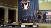 Eric Evans (M40, 85kgs) Snatch 95 kgs