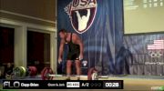 Brian Clapp (M40, 85kgs) Snatch 85 kgs