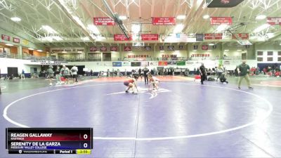 143 lbs Cons. Round 7 - Reagen Gallaway, Hastings vs Serenity De La Garza, Missouri Valley College