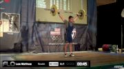 Matthew Low (M40,62kgs) Snatch 1  60kgs