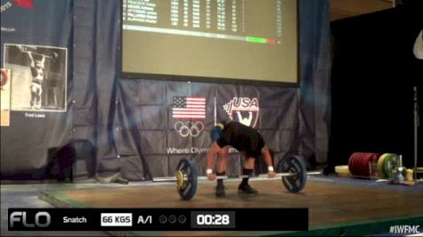 Hung Nguyen (M40,69kgs) Snatch 1  68kgs