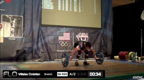 Christian Villalas (M40,62kgs) Snatch 2 66kgs