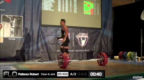 Robert Pallares (M40,77kgs) CJ 2 125kgs