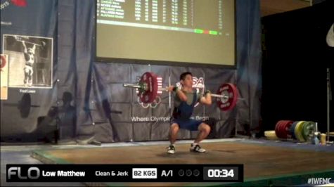 Matthew Low (M40,62kgs) CJ 1  82kgs