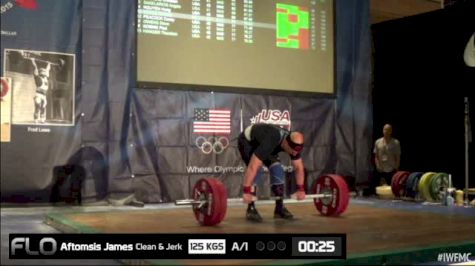 James Aftosmis (M40,77kgs) CJ 1 125kgs