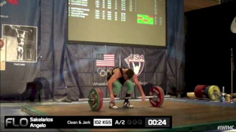 Angelo Sakelarios (M40,69kgs) CJ 2 102kgs