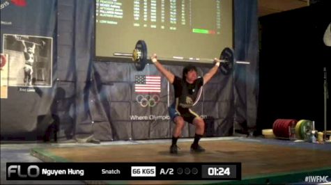 Hung Nguyen (M40,69kgs) Snatch 2 68kgs