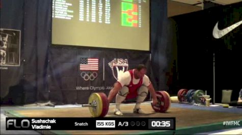 Vladimir Sushchak (M40,+105kgs) Snatch 3 155 kgs