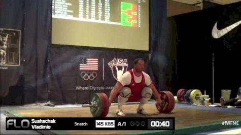 Vladimir Sushchak (M40,+105kgs) Snatch 1 145 kgs