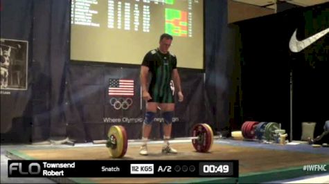 Robert Townsend (M40,105kgs) Snatch 2 112 kgs