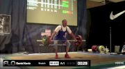 Kevin Daniel (M40,105kgs) Snatch 1 98 kgs