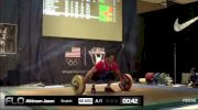 Jason Atkinson (M40,105kgs) Snatch 1 110 kgs