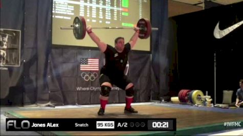 Alex Jones (M40,+105kgs) Snatch 2 95 kgs