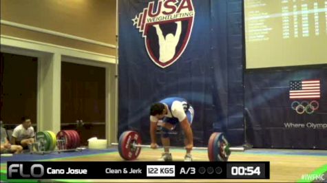 Josue Cano (M35, 77kgs) CJ 122 kgs