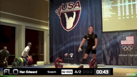 Edward Han (M35, 69kgs) Snatch 82 kgs