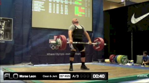 Leon Morse (M40,+105kgs) CJ 3 137 kgs